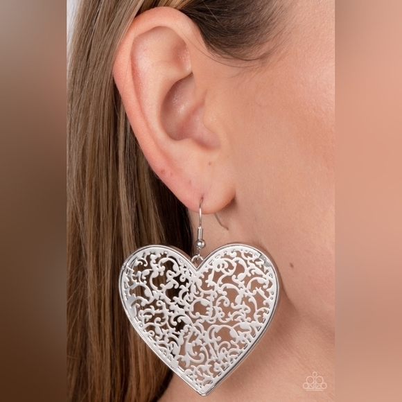 Heart set-silver - Picture 5 of 7